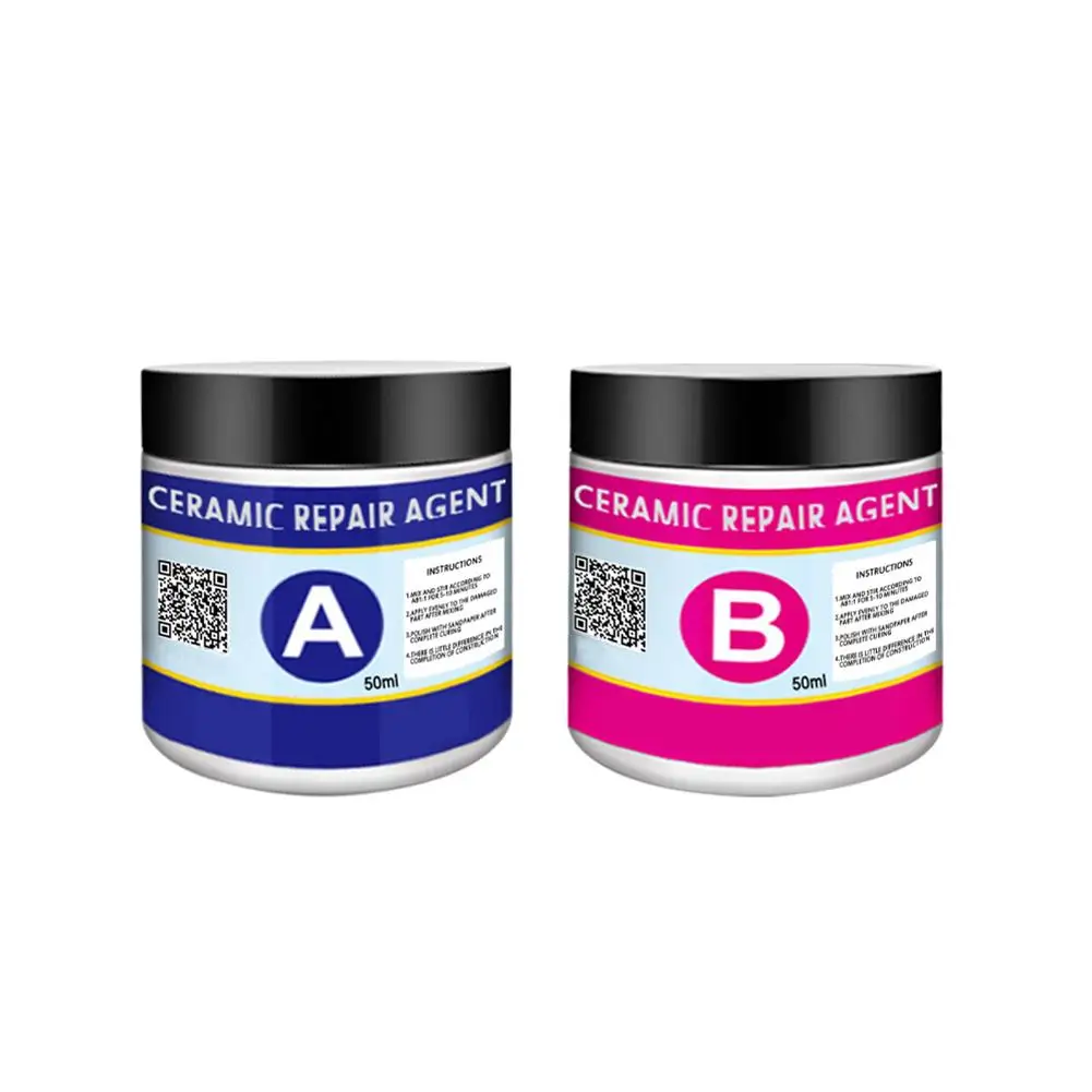 

50ml Tile Mending Agent Ceramic Repair Cream Wall Crack Peeling Gap Repair Glue DIY Maintenance Restore