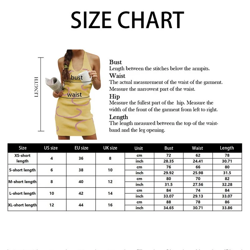 

Dress 2021 Knitted Bodycon Dress Women Y2K Halter Neck Summer Yellow Sleeveless Midi Backless Party Sexy Dresses Beach