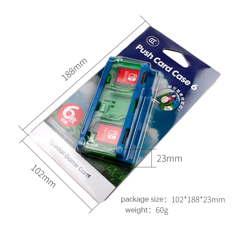 Чехол для игровых карт Pop & lock Nintendo Switch Lite прозрачный дизайн видимости игр легкое