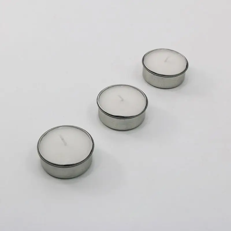 

1Pc 4.31x1.5CM Round Metal Tealight Cup Holder Empty Case Candle Wax Container Bowl Mold DIY Jelly Gel Jars Making Accessories