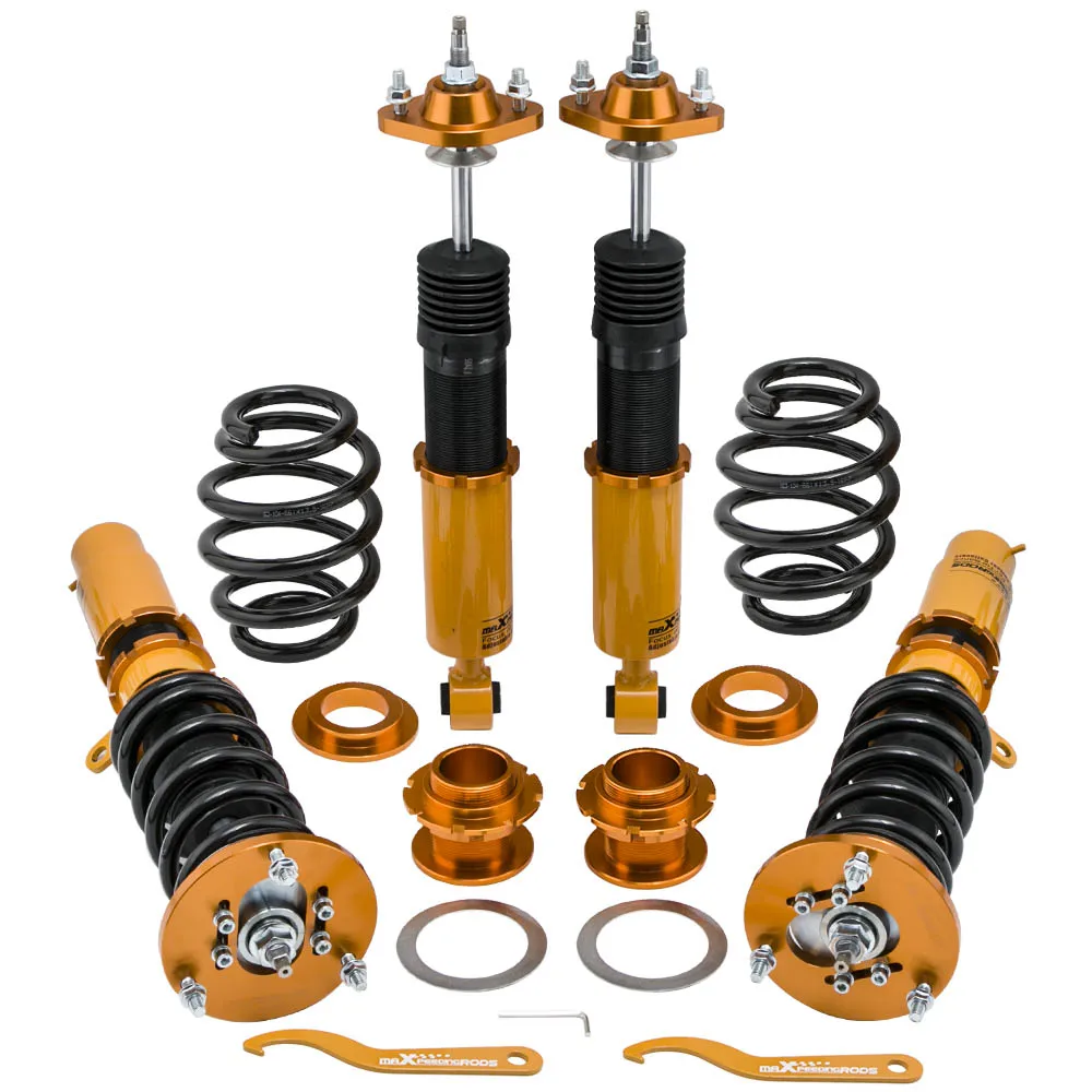

24-ходовой амортизатор Coilover, амортизационная стойка для BMW E46 3 серии 320i 323i 325i 330i 98-02, пружинные амортизационные стойки