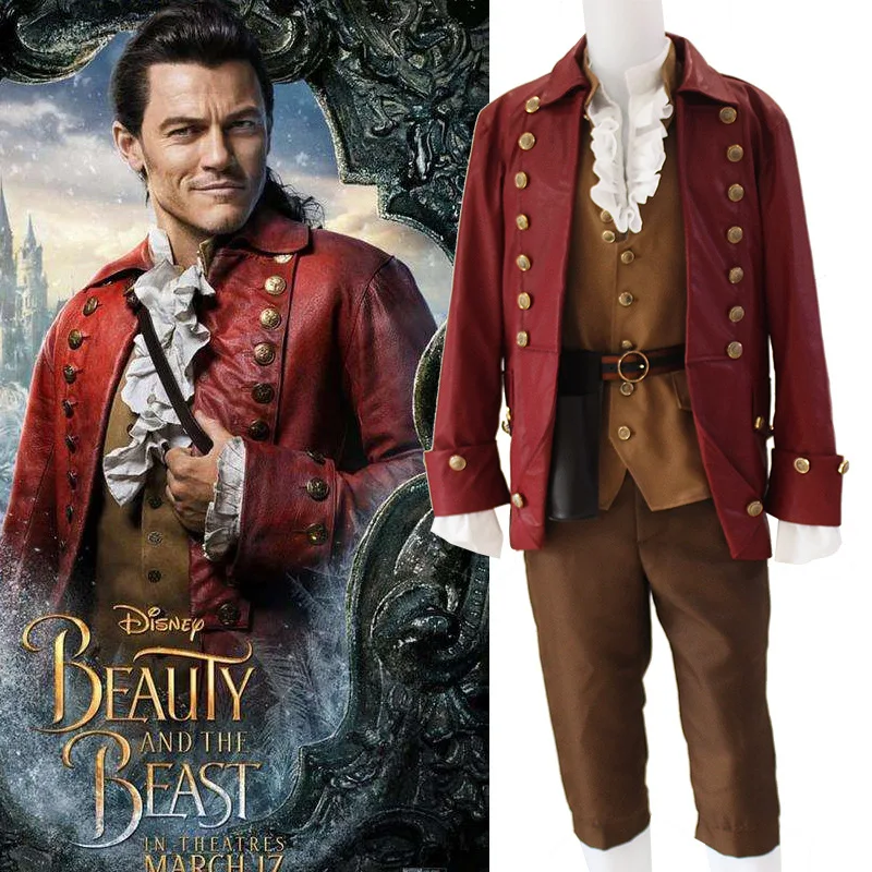 Фильм Красота и с рисунком из мультфильма Красавица Чудовище Gaston Костюмы для