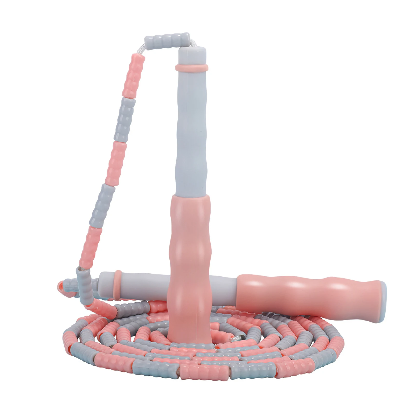 

Бисером скакалка мягкий Вес потерять не допускает перехлестывания шнура сегментированные Скакалка Регулируемая Длина фитнес-скакалка