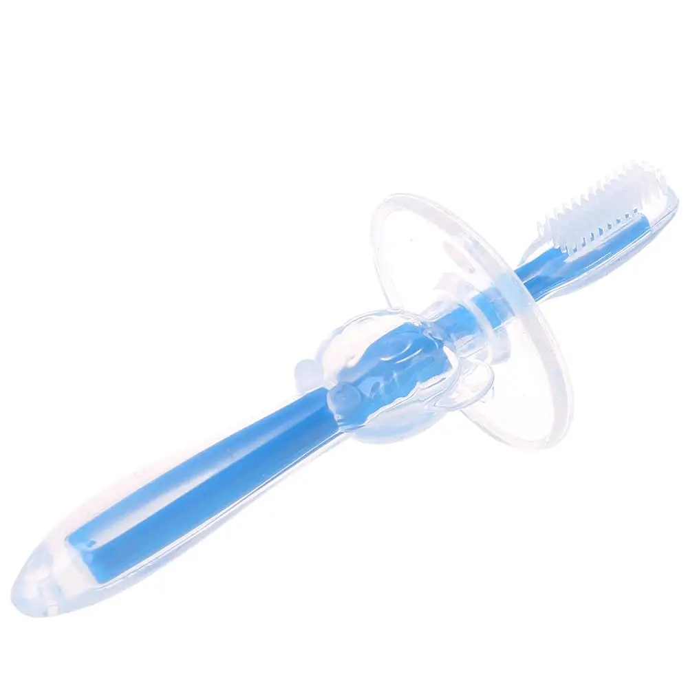 Детская Мягкая Жевательная Гибкая эргономичная зубная щетка для младенцев|training