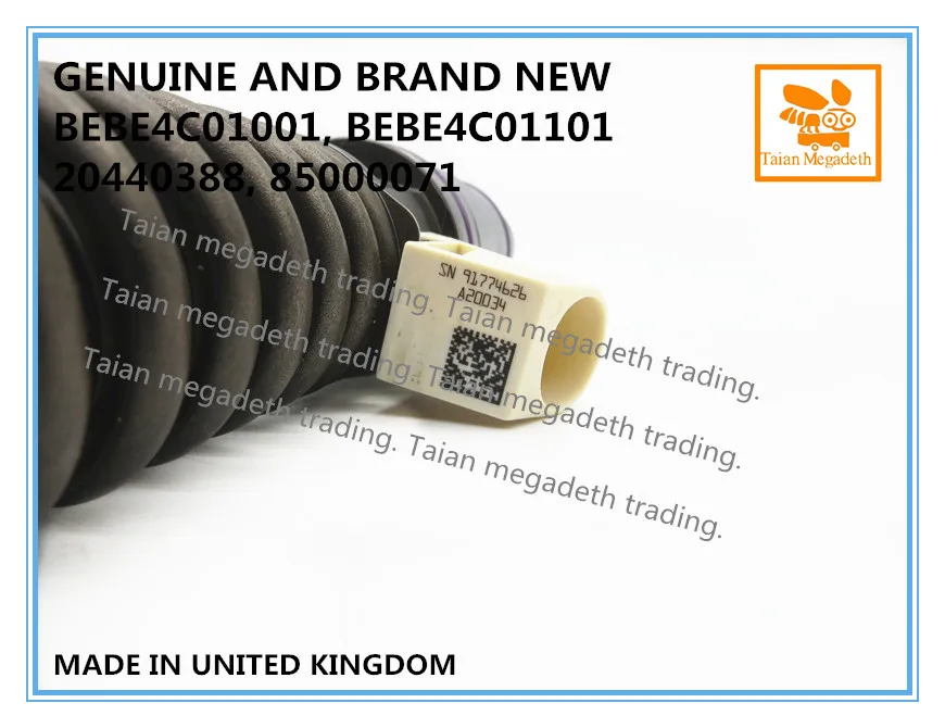 Подлинный и совершенно новый электрический инжектор топлива EUI Bebe 4c01001 4c01101