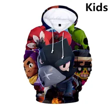 3 To 12 Years Kids Hoodies Shooting Game 3D Printed Hoodie Sweatshirt boys girls Harajuku Cartoon Jacket Tops Teen Clothes