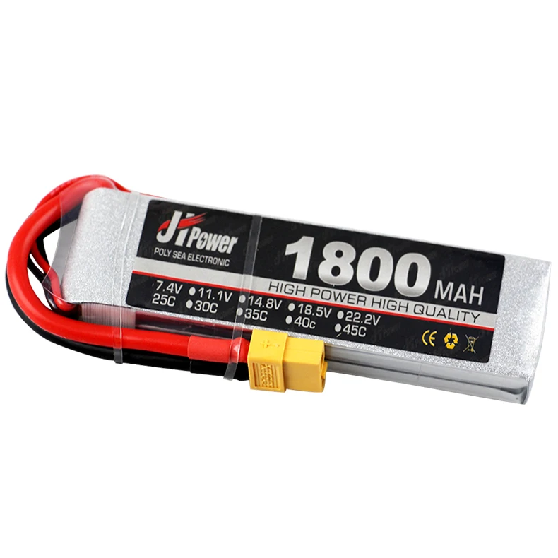 Bater&iacute;a Lipo para helic&oacute;ptero a control remoto, 1800mAh, 25C, 3S, 11,1 V, Drone para avi&oacute;n a control remoto, coche, barco-2