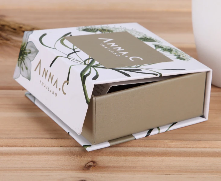 Индивидуальная шикарная бумажная коробка для ювелирных изделий роскошный