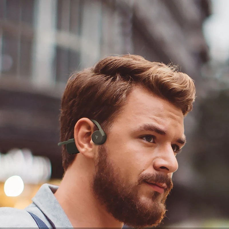 

Bluetooth Headphones 5.0 Bone Conduction Headsets Wireless Sports Earphones Handsfree Headsets