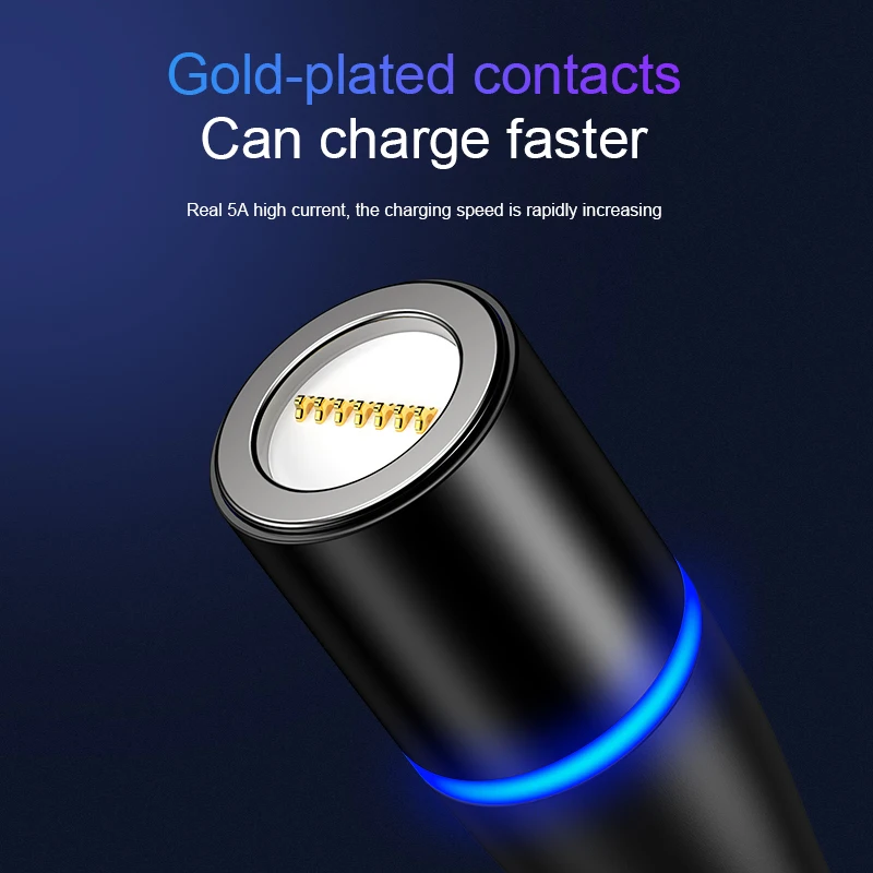 Oppselve Магнитный USB кабель типа C для Samsung S9 S10 Note 9 8 Huawei Magnet 5A быстрая зарядка