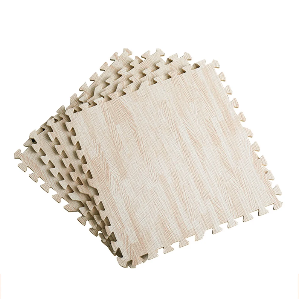 Мебель для дома напольный коврик упражнений под дерево белый 30X30 см имитация