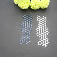 honeycomb handmade knife mold metal embossing cutting knife mold crafts decoration for diy scrapbook album paper card stamp mold
