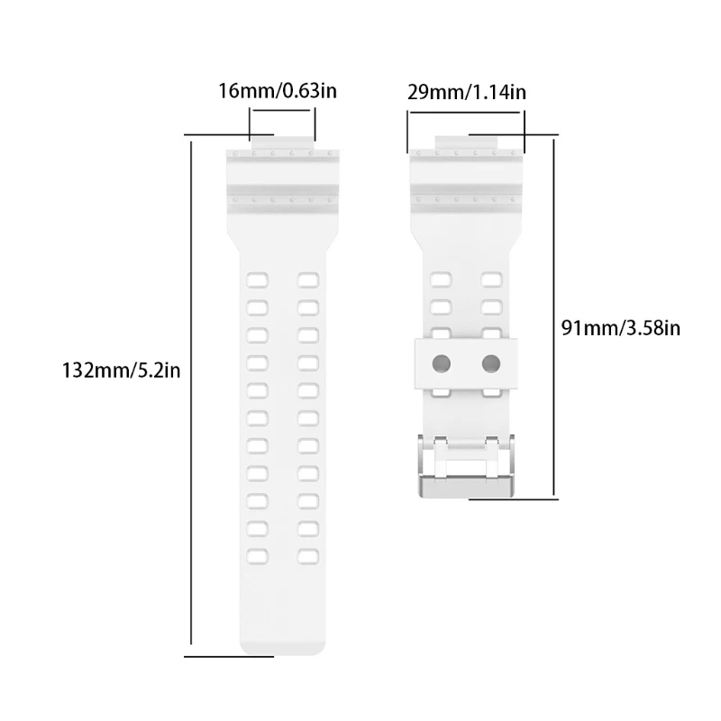 

C9GD Watch Accessories For GA110GD 120GA Watch Silicone Sports Strap