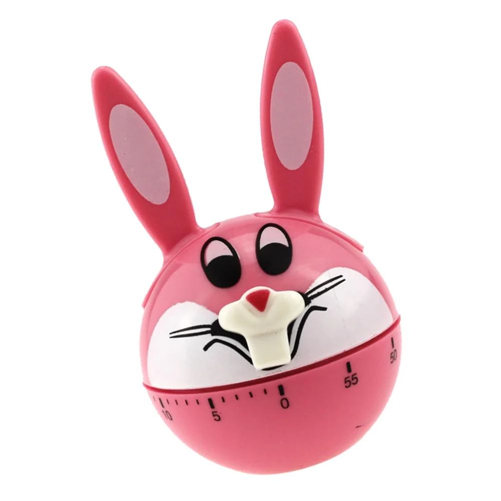 

1Pc Lovely Rabbit Shaped Timer Decorative Timer Household Time Reminder )