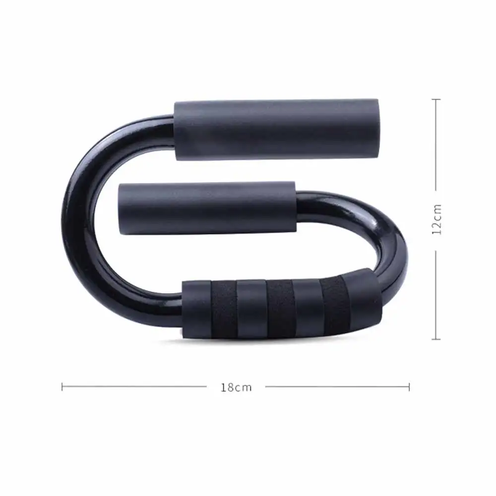 

1 Pair S Shape Push Up Stand Push-Ups Bars Tool for Fitness Chest Training Equipment Home Exercise Training
