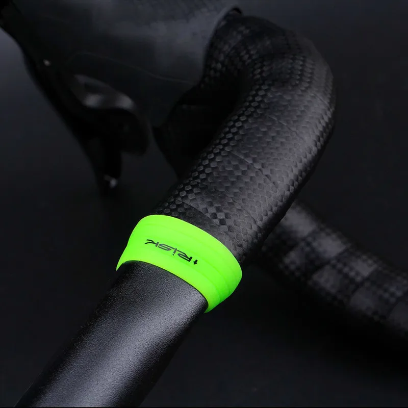 

Bicycle Handlebar Strap Fixing Sleeve Road Bike Winding Bend Bar Non-slip Silicone Strap Buckle Tube Protection 1Pair Cycling