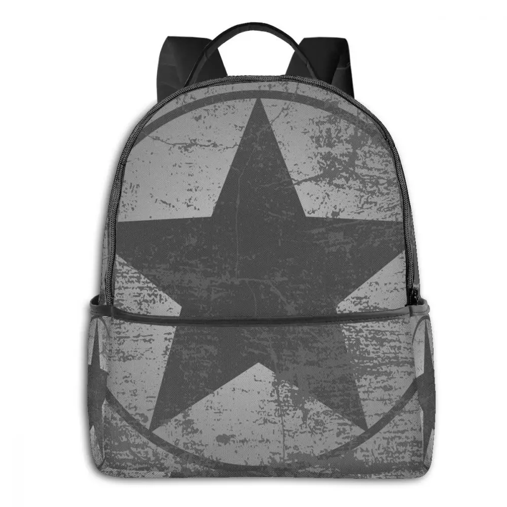 

Модный рюкзак 2021, сумки на плечо, черные и серые школьные сумки с гранж-звездами для девочек-подростков, легкий дорожный рюкзак