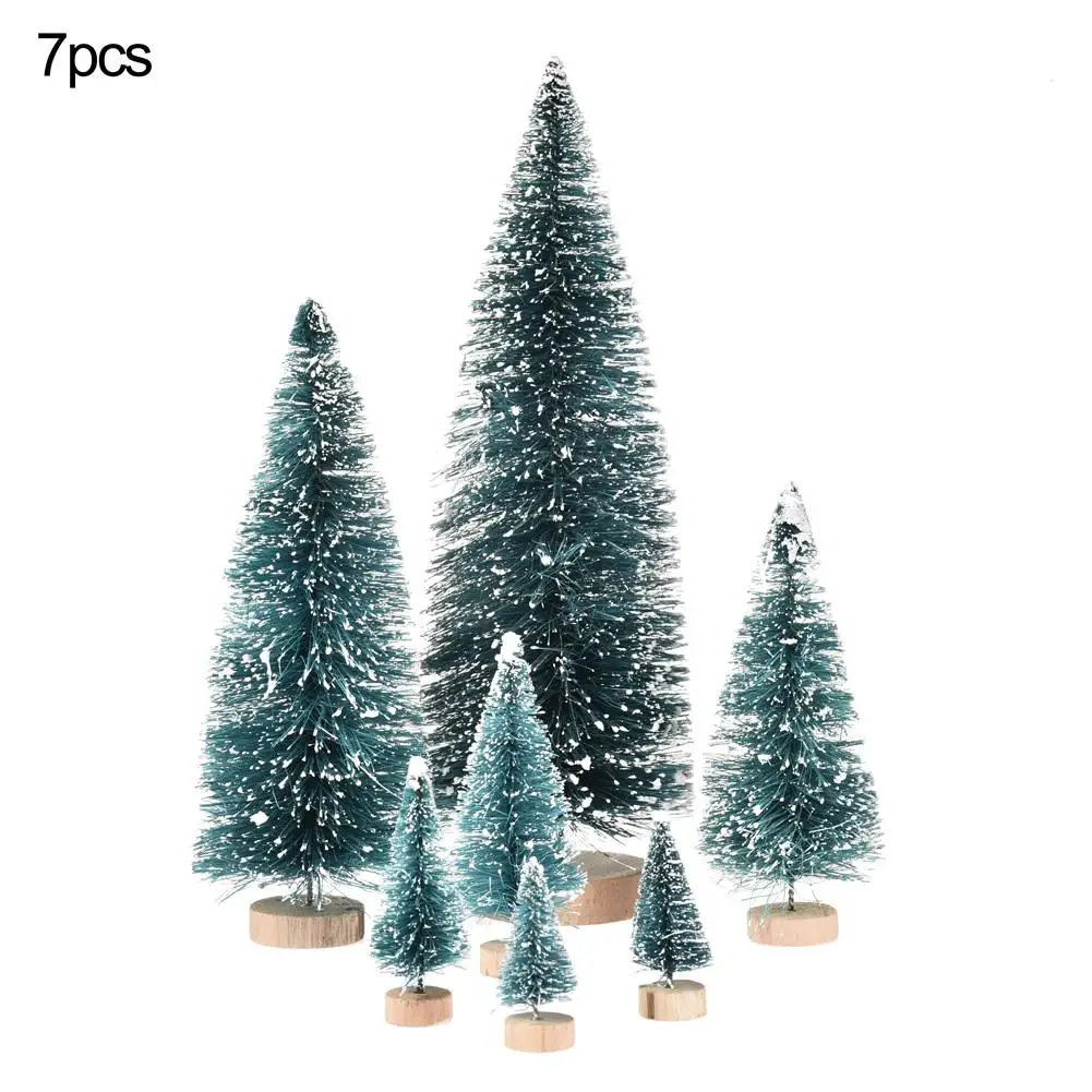 7 шт. kристмастре мини снег мороз деревья зимние снежные узоры для Домашний