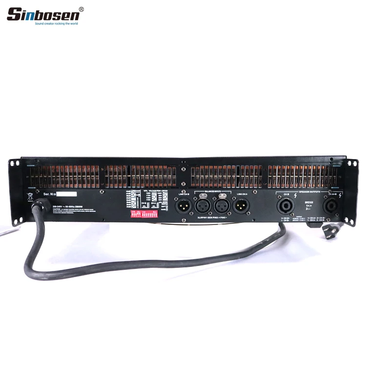 Sinbosen 2400WX2CH модуль усилителя мощности DS 14K усилитель звука для Динамика