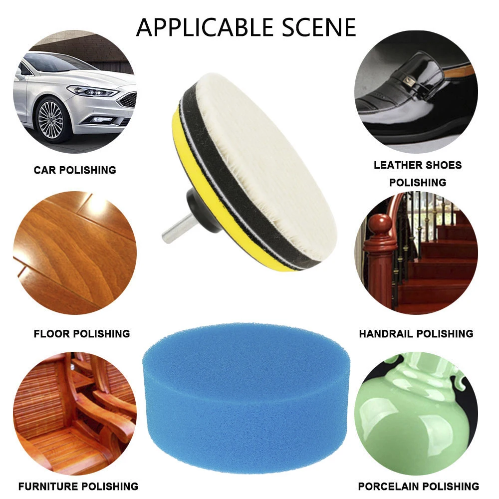 Полировщик автомобильный с губкой 3/5 дюйма для лодки автомобиля | Инструменты