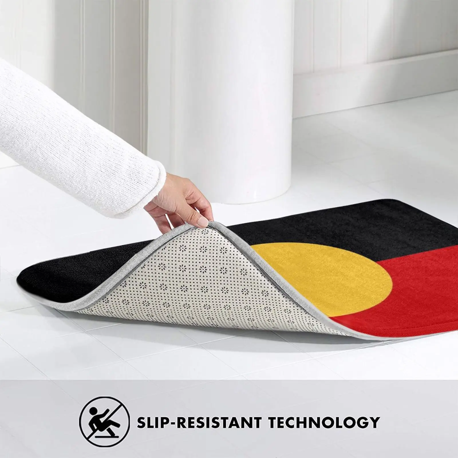 

Australian Aboriginal Flag Carpet Mat Rug Cushion Soft Australian Aboriginal Flag Aboriginals Australians