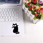 Милый Котик, наклейка для ноутбука, портативный ПВХ Виниловый Стикер для ноутбука, украшение кожи