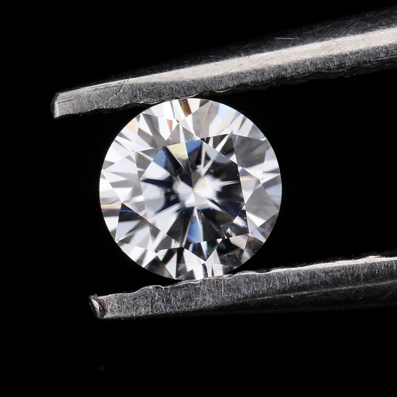 Круглый бриллиант 4 0 мм 0.3ct DEF color VVS1 чистый белый камень с муассанитом|Бусины| |