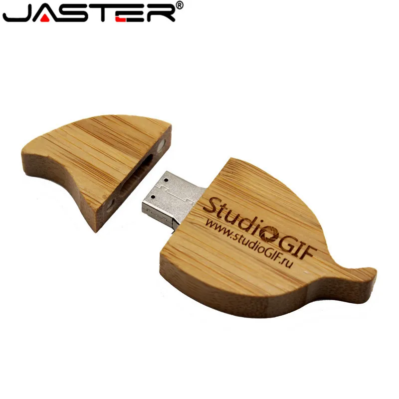 Корабль Новая мода деревянный листьев моделирования Золотые листья Деревьев usb