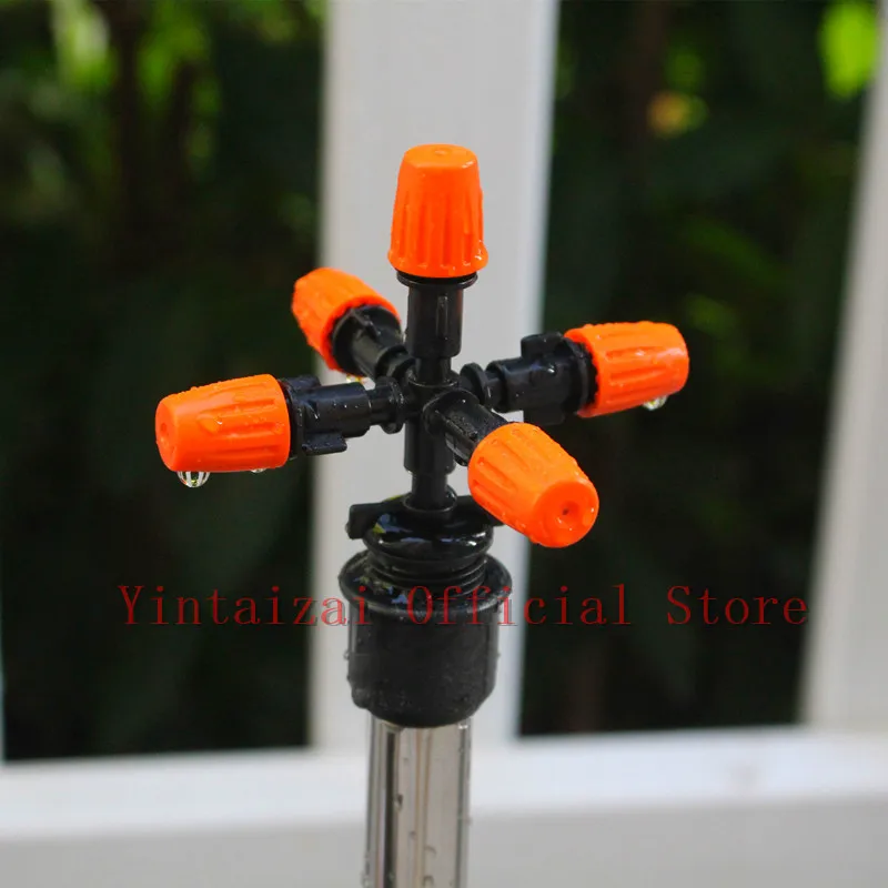 Быстрая доставка 10 шт теплицы микроспрей с 1/2 &quotМужской пять регулируемый