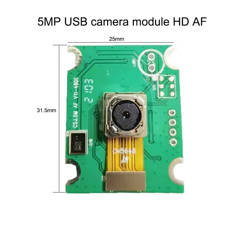 

USB Camera Module 2.0 5MP 2952x1944 30fps AF Autofocus HD