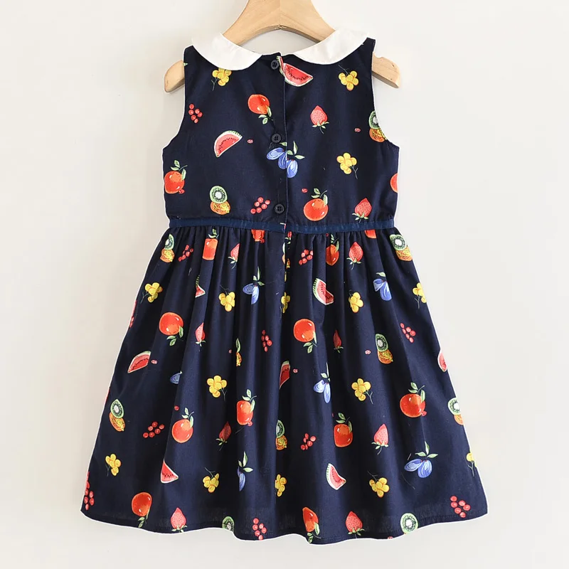 LOVE DD&ampMM Girls Dresses 2022 New Children's Clothes Sweet Fruit Lemon Princess Kids For Clothing Costume | Детская одежда и