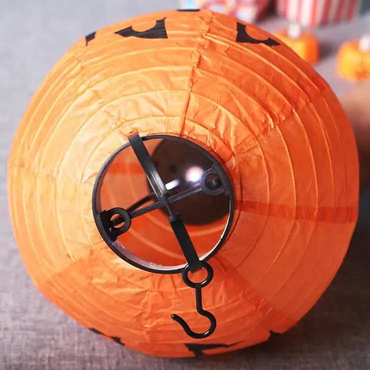 Декоративный светодиодный фонарь на хэллоуин тыква паук череп летучая мышь