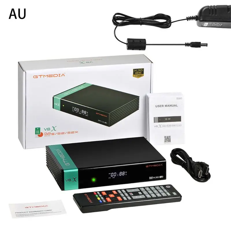 

Gtmedia V8X DVB S2 satellite receiver Builtin wifi support H.265 DVB-S/S2/S2X
