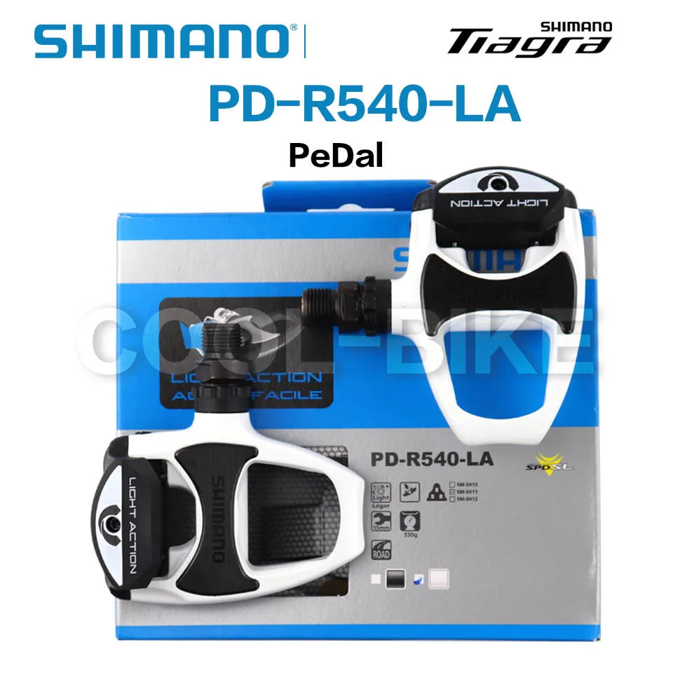 SHIMANO PD R540 LA Road bicycle pedal Light Action SPD-SL Bike Pedals Include SM-SH11 Self-locking Cleats Shimano genuine goods | Спорт и