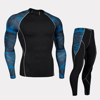 thermal underwear xxxxl mens compression tights thermal long johns winter base layer 1 2 piece tracksuit rashgarda mma fitness
