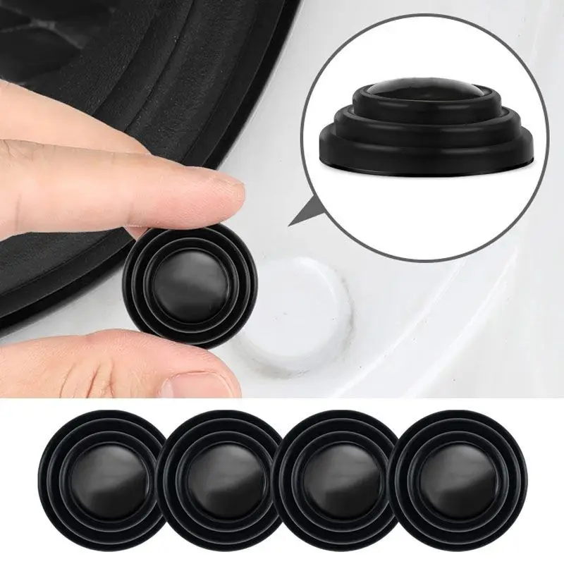 

4/8Pcs Universal Shockproof Thickening Buffer Cushion Car Door Shock Absorber Gasket Sticker For Car Trunk Sound Insulation Pad