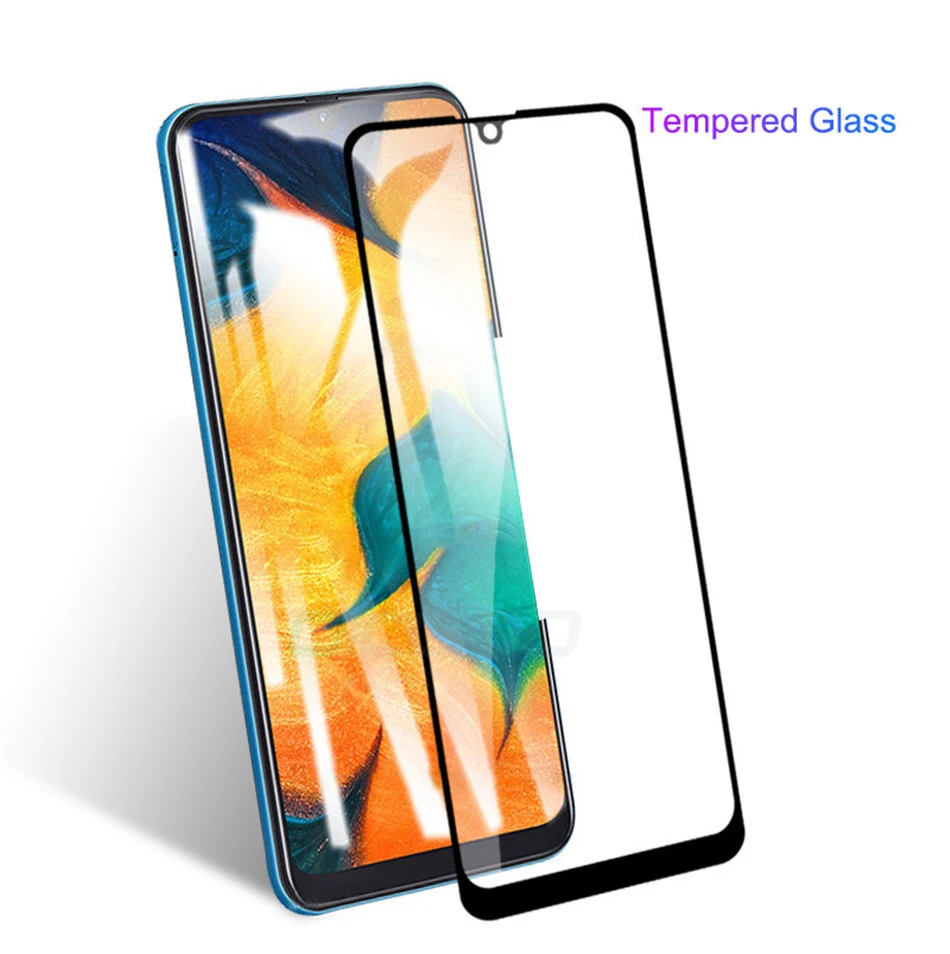Защитное стекло закаленное 9H для Samsung Galaxy A10 A20 A20E A30 A40 A50 A70 M10 M20 M30|Защитные стёкла и