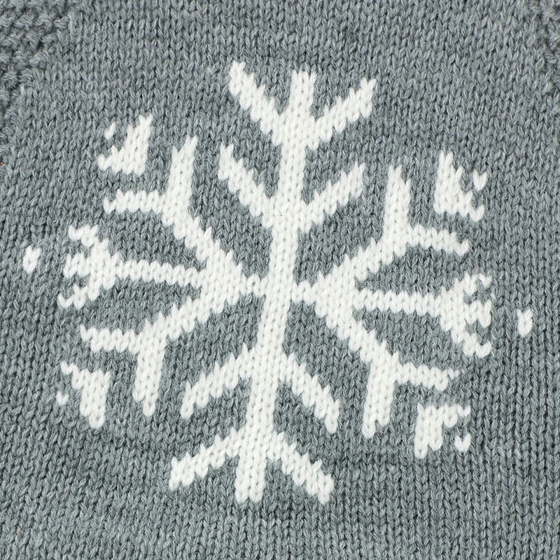 

Baby Rompers Fashion Snowflake Newborn Boys Girls Jumpsuits Outfits Sleeveless Toddler Infant Clothing One Piece Overall Knitted