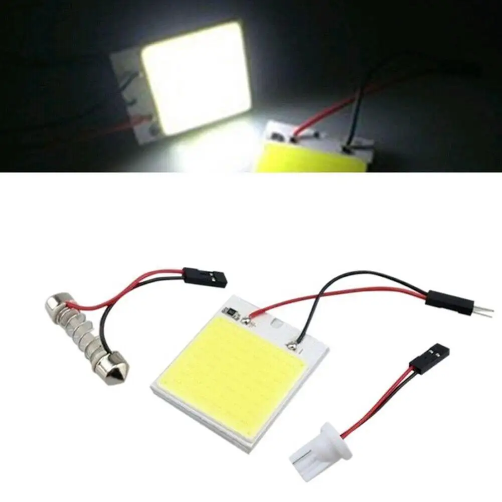 Автомобисветильник Светодиодная лампа T10 48SMD COB белая 12 В|Декоративная лампа| |