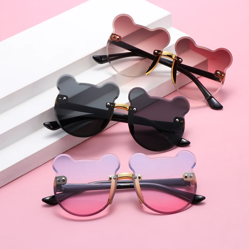 Детские солнцезащитные очки модные детские для девочек и мальчиков милые