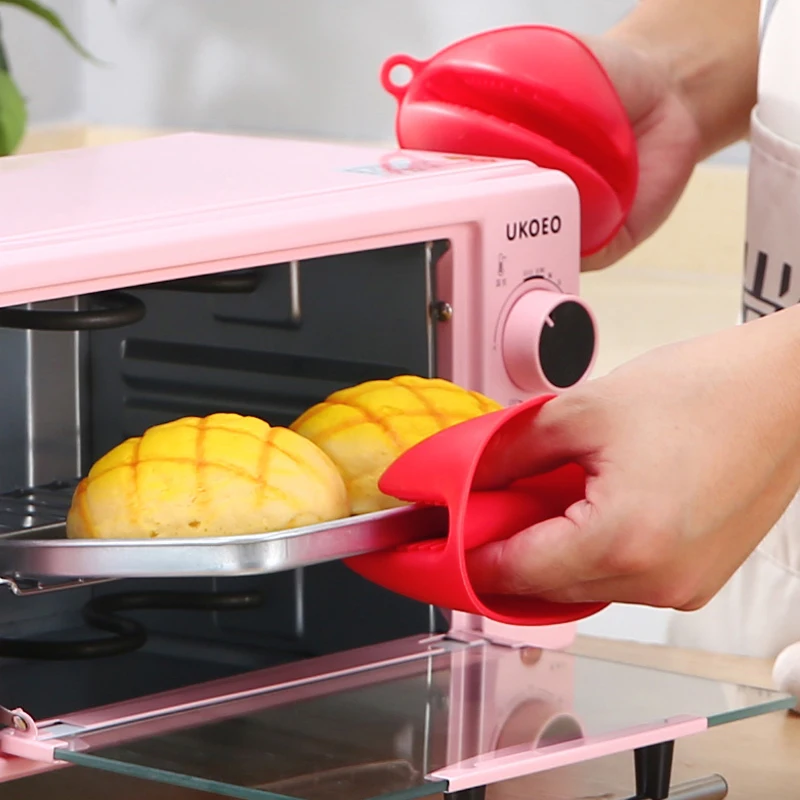 Кухня Пособия по кулинарии выпечки термостойкие перчатки зажимы - Цена: 95.47