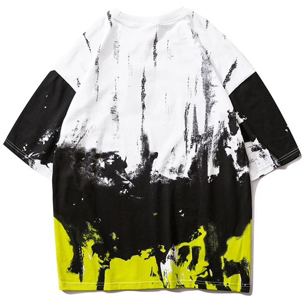 Мужская хип хоп Футболка граффити ретро 2020 Женская футболка уличная одежда Harajuku
