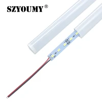 szyoumy dc12v 5630 led bar light 36leds v shape profile led rigid light whitewarm whitecold white