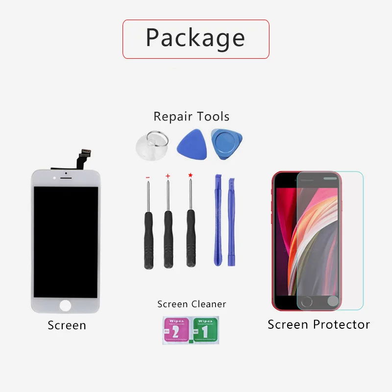 

AAAA Grade For iPhone 8 LCD Screen With 3D Touch Screen Digitizer Assembly For iPhone 8 Display For 8 Plus Screen Pantalla