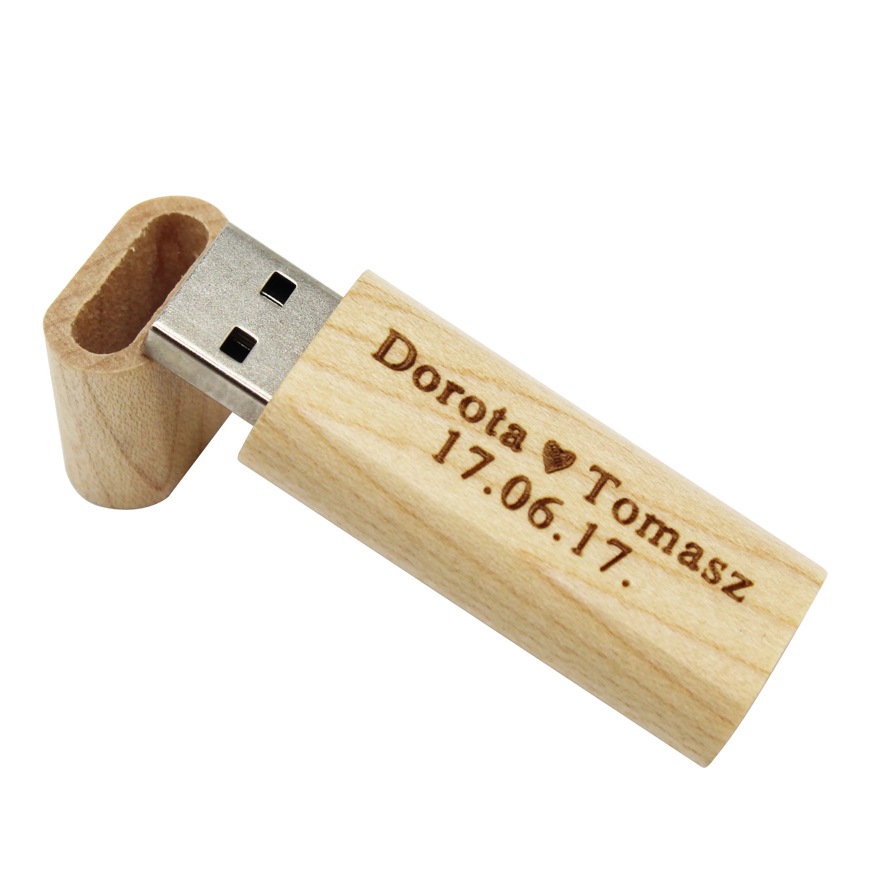 Usb флеш накопитель деревянный 4 64 Гб usb 2 0 5 цветов|USB флэш-накопители| |