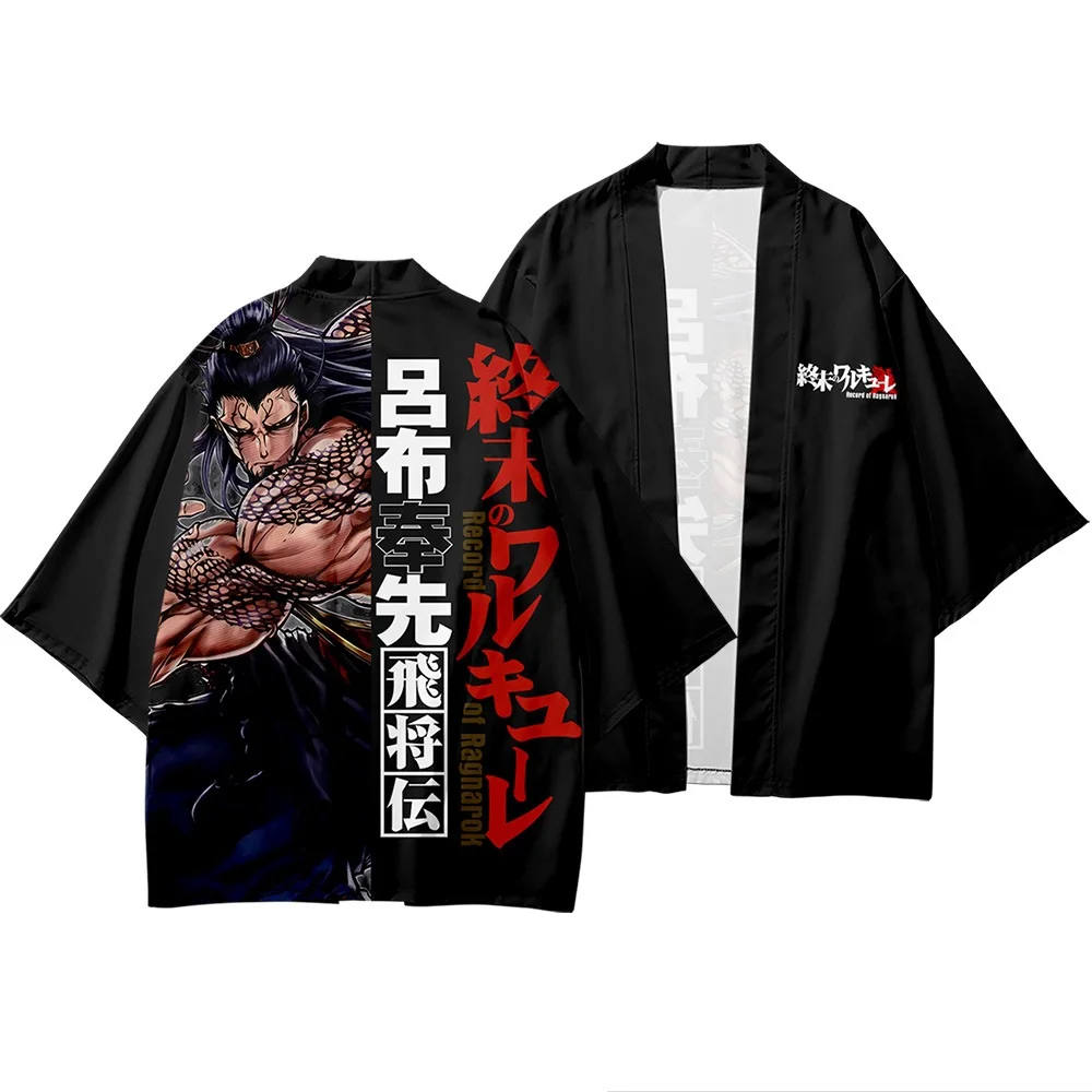 Кимоно для косплея хаори юката мужчин и женщин крутая Повседневная Уличная