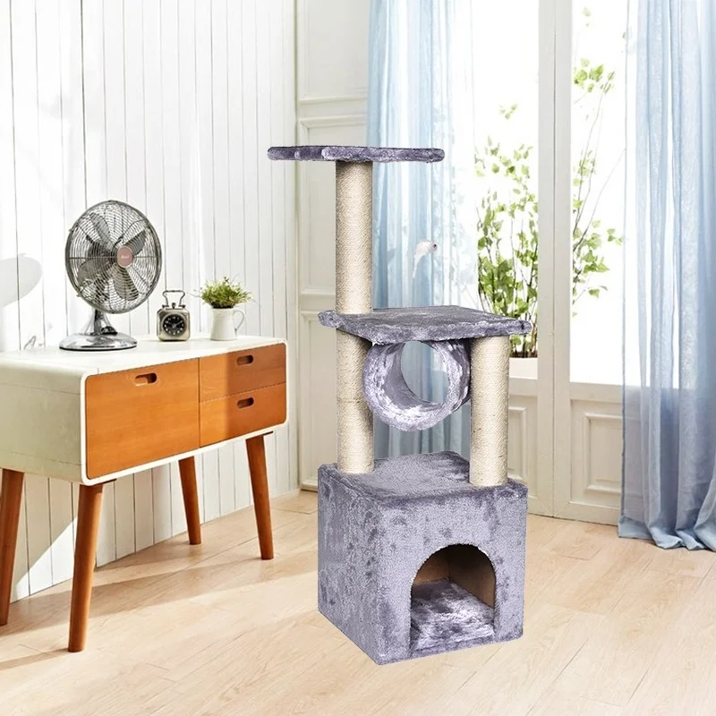 3" кошка дерево башня кошка домик кошка дерево Мебель когтеточка Скребок Игрушка для питомцев товары для кошек