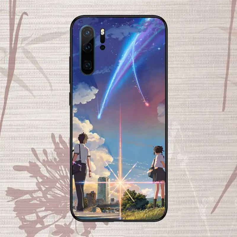 

Japanese Anime Your Name Phone Case For Huawei honor Mate P 9 10 20 30 40 Pro 10i 7 8 a x Lite nova 5t
