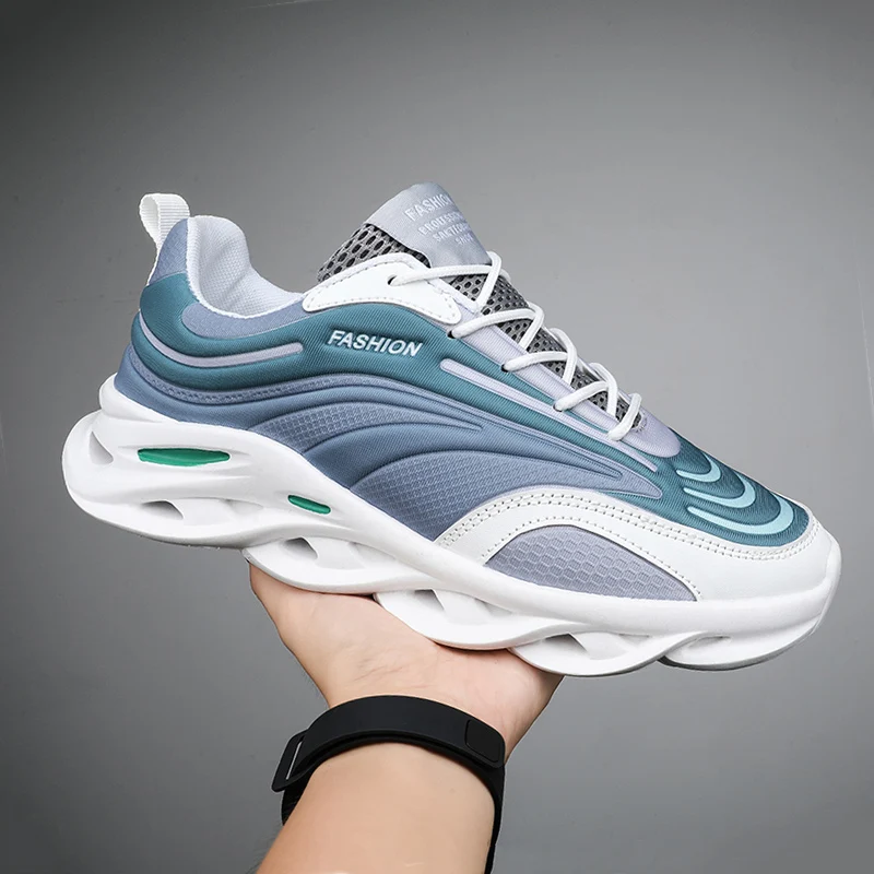 

Кроссовки мужские сетчатые с вулканизированной подошвой, большого размера