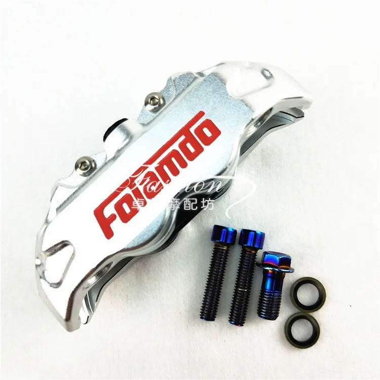 Motorcycle Brake Caliper 82mm Hole To Hole/4 Piston Cnc Aluminum Alloy For Yamaha Honda Suzuki Kawasaki Scooter | Автомобили и